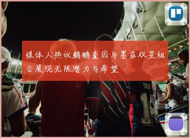 媒体人热议鹈鹕奎因与墨菲双星组合展现无限潜力与希望